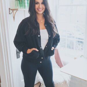 Black Bomber Jacket